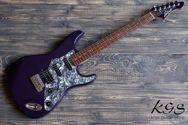 Aria ProⅡ Fl-series エレキギター ネイビー コイルタップ搭載 Aria ProⅡ FL-series エレキギター