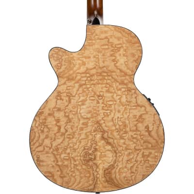 Mitchell MX430QAB Exotic Series Acoustic-Electric Quilted Ash Burl Natural image 2