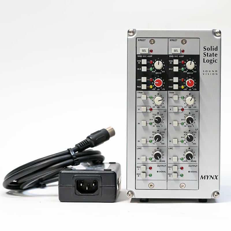 SSL Mynx XR627 Dual VHD Input Mini Desktop Box Module Rack with Power  Supply | Reverb