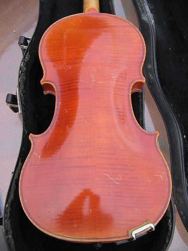 Vintage 1955 Schweitzer 4/4 Violin copy w/ Case & 2 Bows