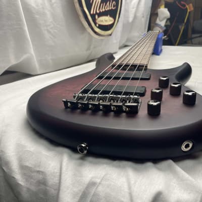 MTD AG AG6 Michael Tobias Design Andrew Gouche Six VI 6-String Bass 2020 - Purple Burst image 8