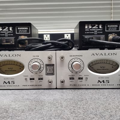 2 - Avalon M5 Pure Class A High Voltage Preamplifiers in Excellent Condition image 1
