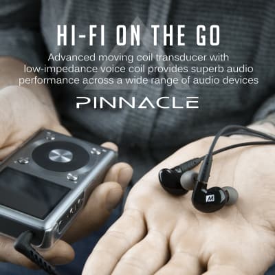 MEE audio Pinnacle P2 High Fidelity Audiophile in-Ear Headphones with Detachable Cables image 2