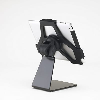 K&M 19752 ipad stand SUPER robust New never used iPad 2nd, 3rd or 4th Swivels  90 degree- image 3