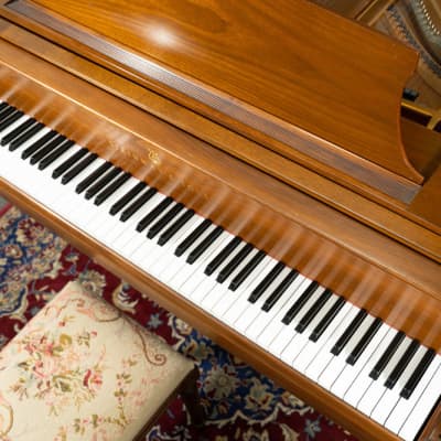 1990 Steinway 5'7" Model M Grand Piano | Satin Walnut image 4