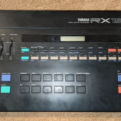 Yamaha RX15 Digital Rhythm Programmer 1980s - Black