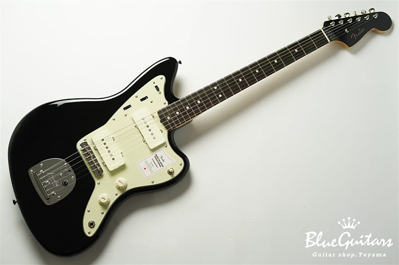 Fender 2021 Collection Made In Japan Traditional 60s Jazzmaster - Black  Matching Head