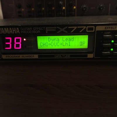 【中古】YAMAHA FX770 GUITAR EFFECT PROCESSOR Used Yamaha FX770 Effects Processor
