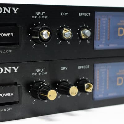 Sony DPS-D7 Digital Delay Signal Processor Rack Unit DSP D7 DSPD7 - Pair image 3
