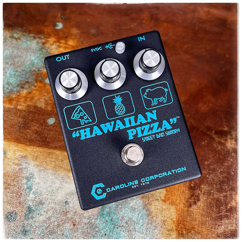 Caroline Guitar Company Hawaiian Pizza - Limited Edition Black