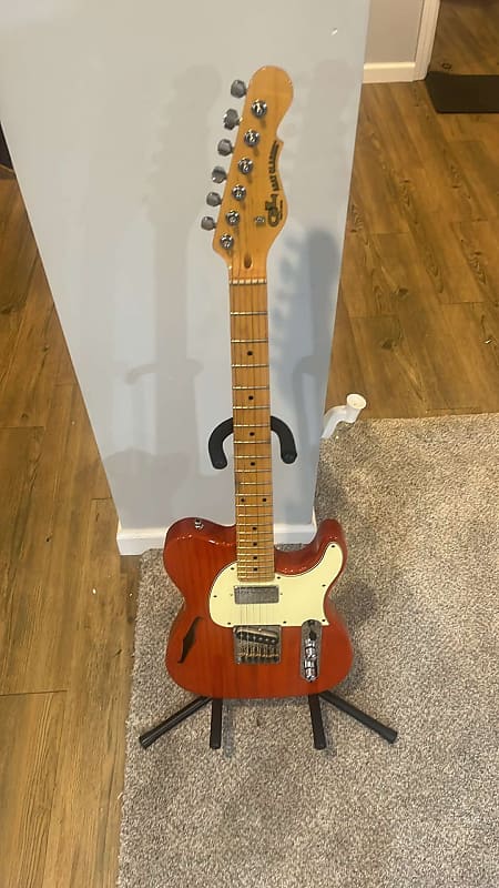 G&L Tribute Series ASAT Classic Bluesboy Semi-Hollow with Maple Fretboard 2010 - Present - Clear Orange image 1
