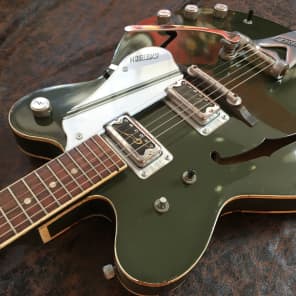 GRETSCH 6104 Green Rally 1968 | Reverb