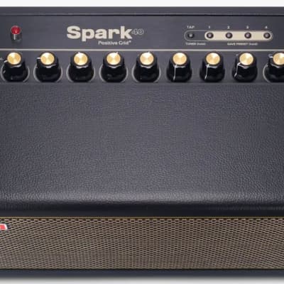 Positive Grid Spark Combo Practice Guitar Amplifier, 40W, Black image 4