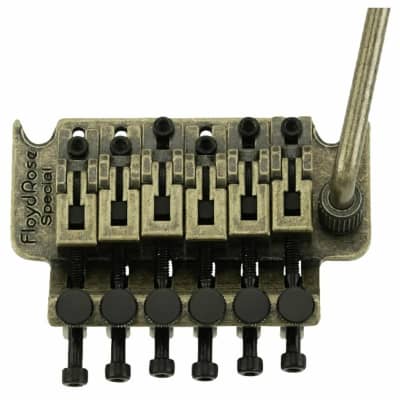 Floyd Rose FRTS7100R2 Special Series Tremolo System with R2 Locking Nut, Green Bronze image 2
