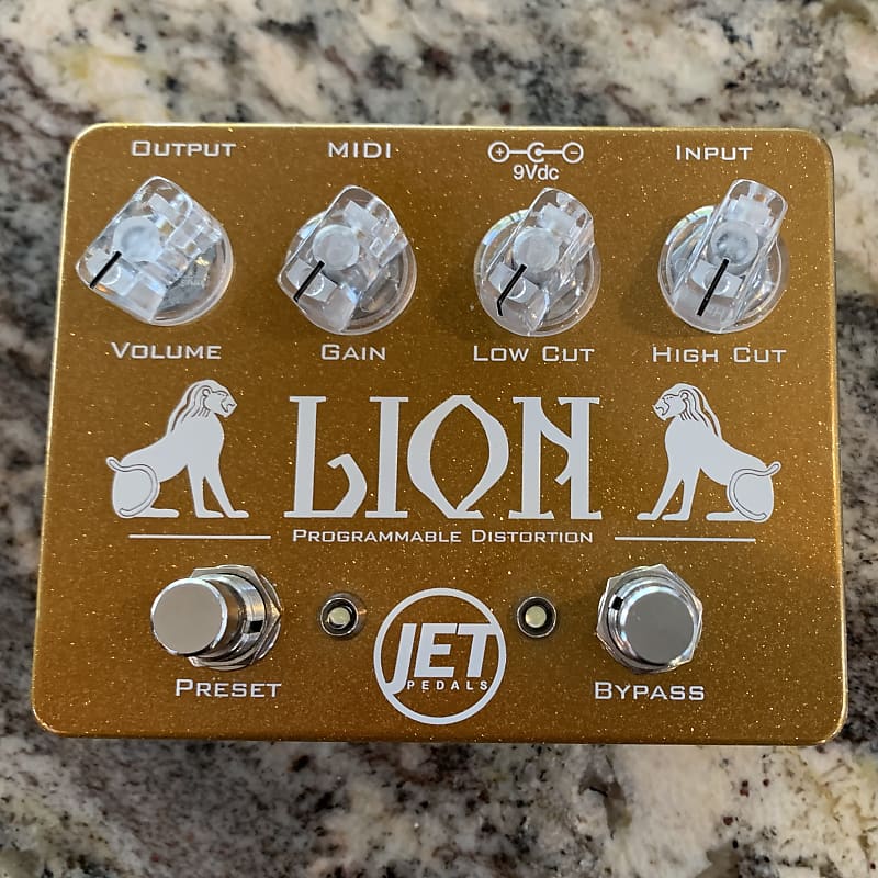 Jet Pedals Lion Programmable Distortion Reverb