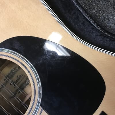 Fender F55-12 string dreadnought acoustic guitar made in Japan 1970s very good condition with hard case image 9