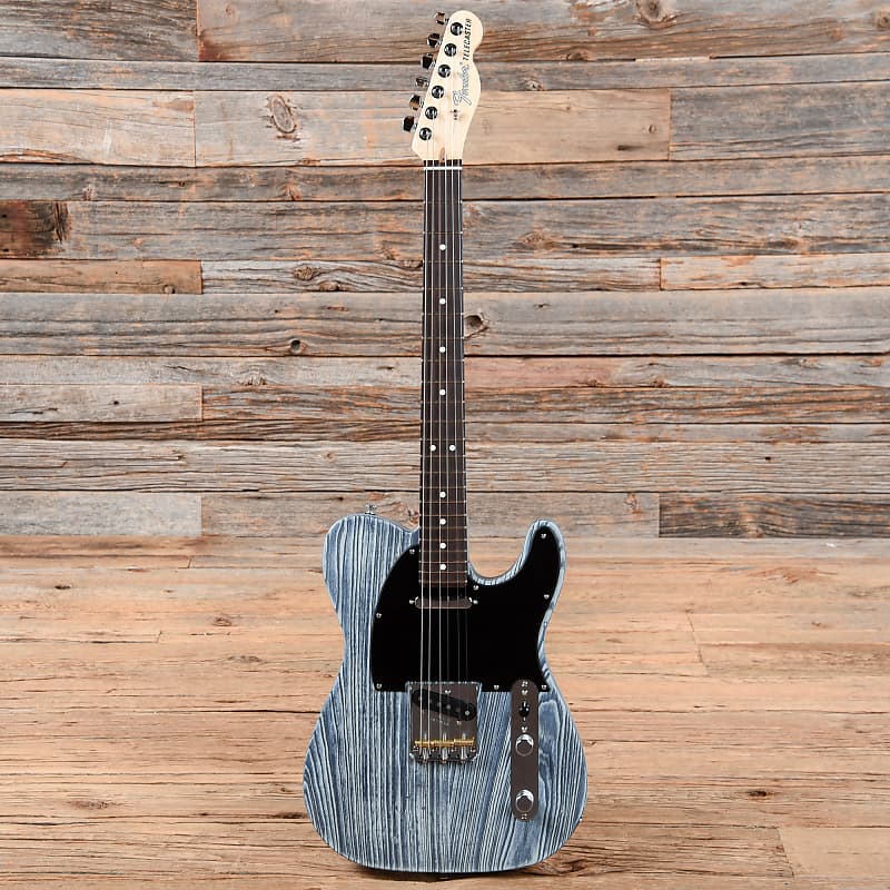 Fender Limited Edition American Performer Telecaster Sandblasted Ash Daphne  Blue 2019