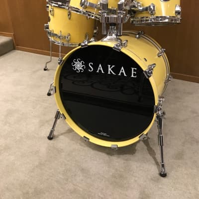 Sakae Almighty Maple 6 Piece Drum Set Ocean Sparkle Japanese