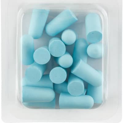 Fender Concert Foam Ear Plugs 10 Pairs Daphne Blue image 1