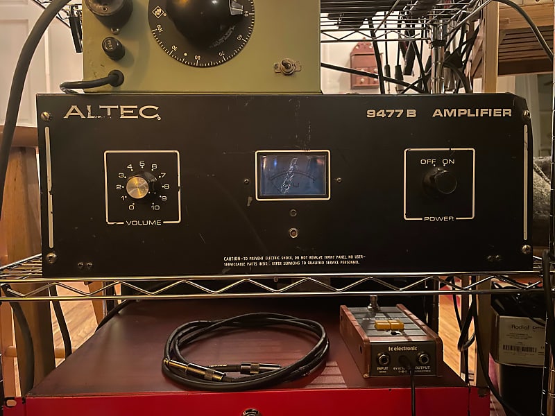 Altec 9477B Amp 1970s Black