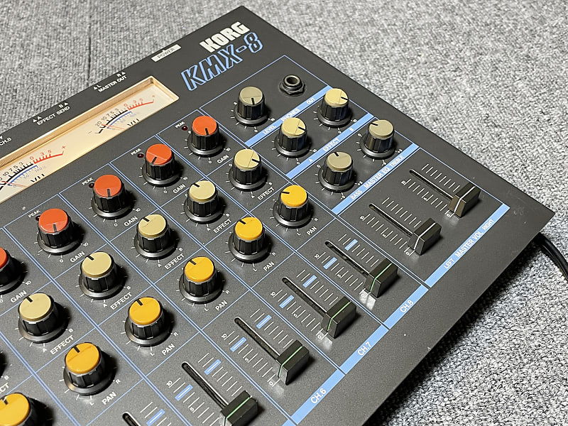 Korg KMX-8 (JRC 4558DD opamp) Vintage Line Mixer 8channel