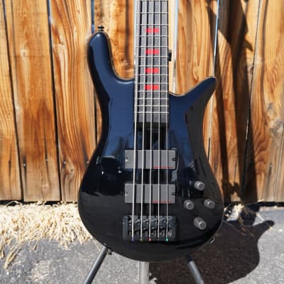 Spector Euro5 LX Alex Webster Solid Black 5-String Electric Bass Guitar (2024) image 6