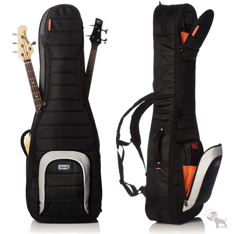 MONO M80-2B-BLK Classic Dual Bass Guitar Case, Black