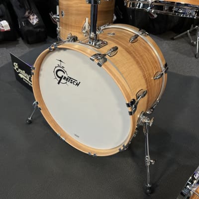Limited Edition Gretsch Brooklyn Series 12/14/20" Drum Kit Set in Exotic Figured Ash w/ Matching 14" Snare Drum image 7