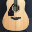 Yamaha FG820L Left-handed Solid Sitka Spruce Top Natural Folk Acoustic Guitar