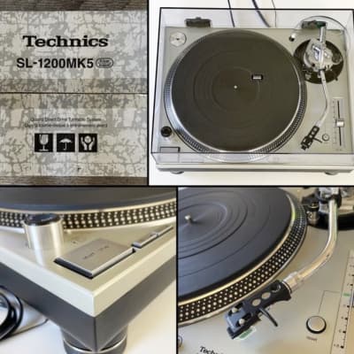 Technics SL-1200MK5 Turntable (Silver) — Audiophile Grade (One