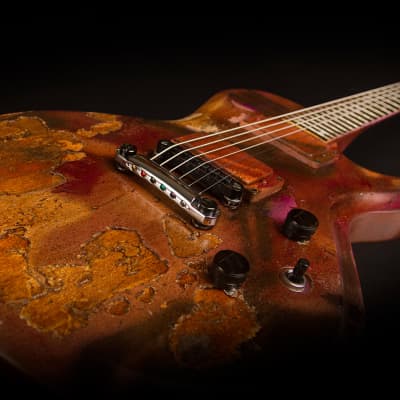 Third Eye Guitars 3YE - London's Burning™ - Baritone - Pièce Unique #3 - "Party Camouflage" image 6