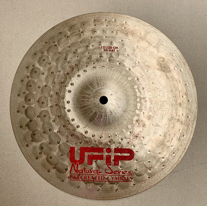 激安店舗UFIP Natural series HI hat 12” ハイハットシンバル ドラム