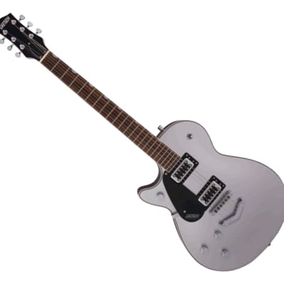 Gretsch G5230LH Electromatic Jet FT SC w/V-Stoptail - Airline Silver image 1