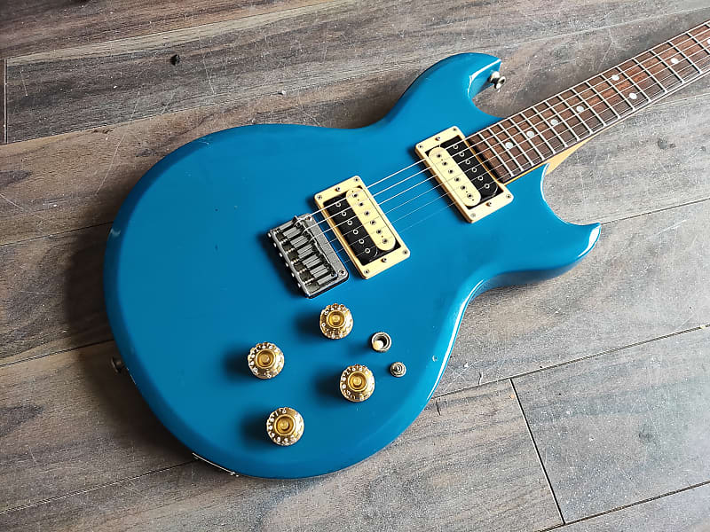 1981 Aria Pro II Japan CS-350 Cardinal MIJ Guitar (Blue) w/Gigbag