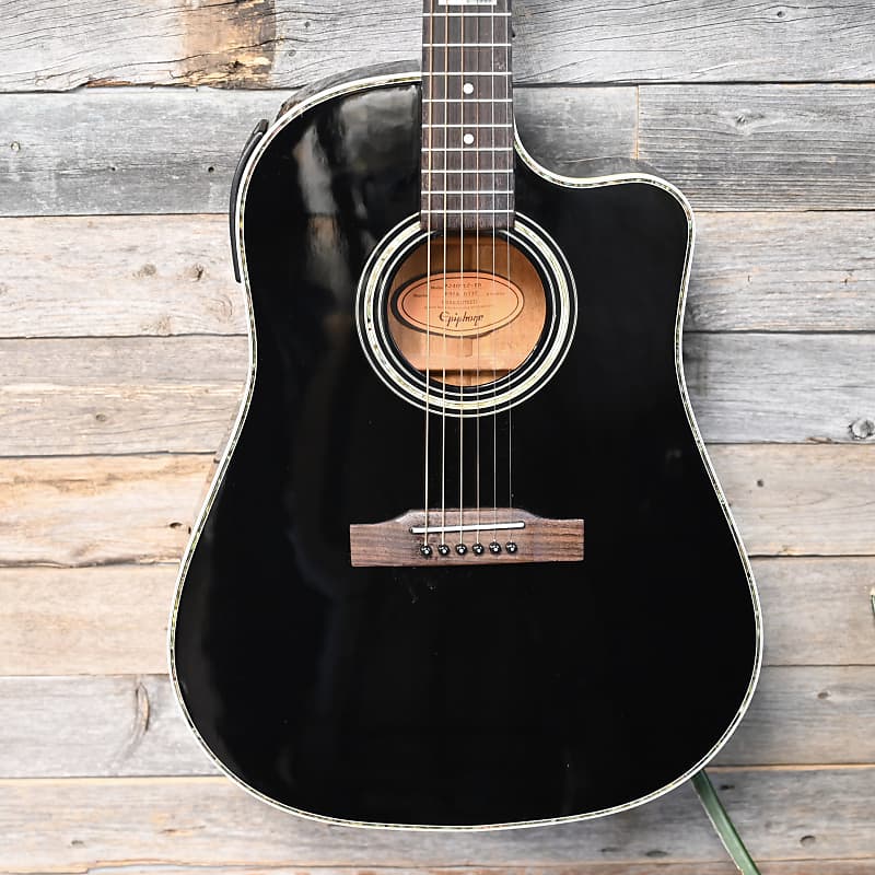 13641) Epiphone AJ40TLC-EB Acoustic Guitar | Reverb