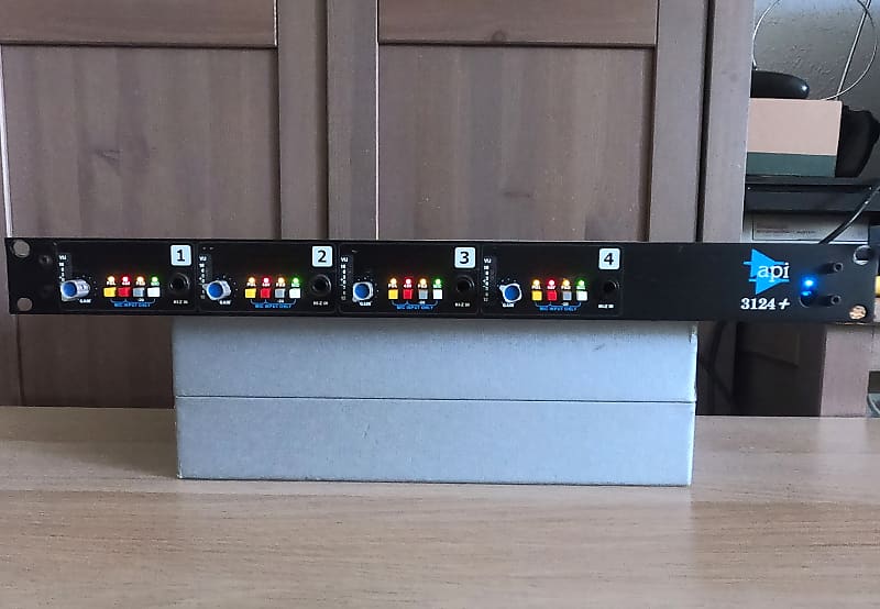 API 3124+ 4-Channel Mic Preamp 2000 - 2016 - Black image 1