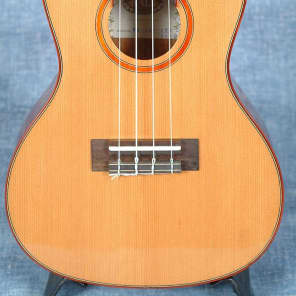 Kala Slotted Headstock Solid Cedar Top with Acacia Back and Sides Concert Ukulele 2017 Gloss image 1