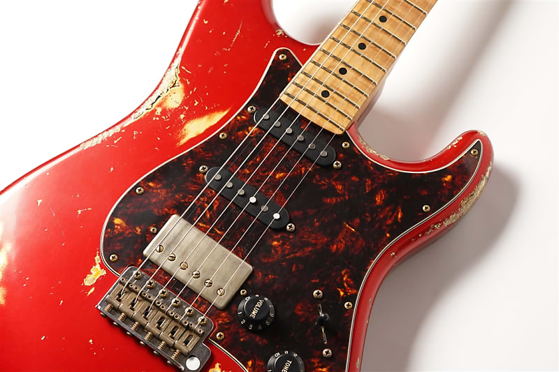 Xotic XSC-2 S-Style Relic'd Electric Guitar – Candy Apple
