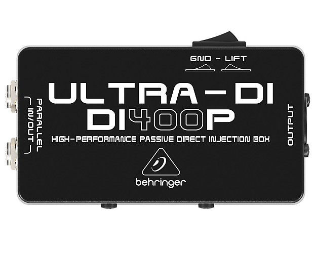 Behringer Ultra-DI DI400P Passive Direct Box image 1