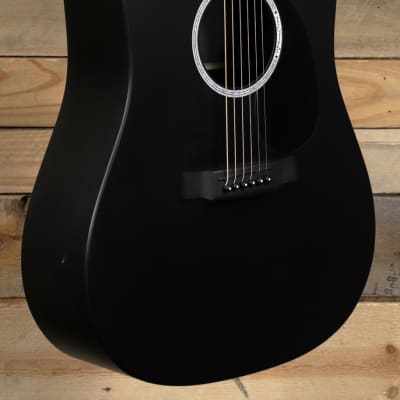 Martin  DX Johnny Cash Acoustic/Electric Guitar Jett Black w/ Gigbag for sale