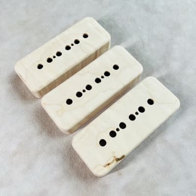 Guilford Flame Maple P-90 Pickup Covers Set of 3 - Fits Gibson & Lollar image 8