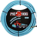 Pig Hog Daphne Blue Instrument Cable with Angled End 20 Foot