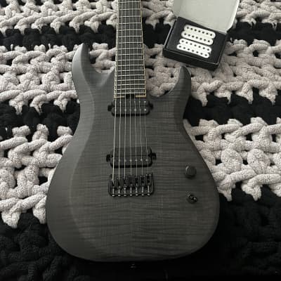 Schecter Keith Merrow Signature KM-7 Mk-II with Seymour Duncan Pickups 2016 - 2018 - See Thru Black Pearl image 2