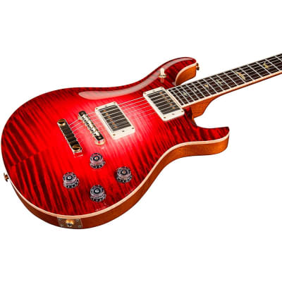 PRS Private Stock McCarty 594 PS Grade Maple Top & African Blackwood Fretboard with Pattern Vintage Neck Electric Guitar Blood Red Glow image 5
