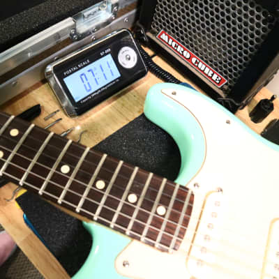 2001 Fender Jeff Beck Artist Series Stratocaster with Hot Noiseless Pickups Surf Green image 21
