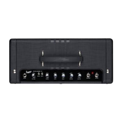 Supro 1822RBB Delta King 12 15W 1x12-Inch Tube Poplar Cabinet Design Guitar Combo Amp with 12AX7 Tube Preamp and a FET-Driven Boost Function (Black and Black) image 4