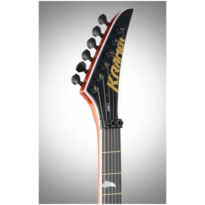 Kramer SM-1 Electric Guitar, with Black Floyd Rose, Orange Crush image 7