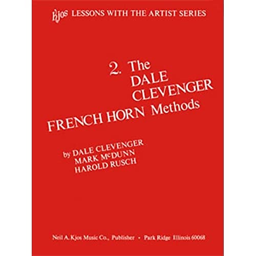 Clevenger French Horn Method Book 2 Dale Clevenger Reverb Canada