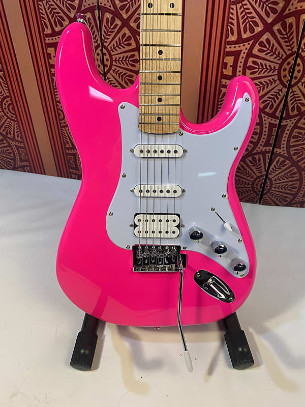 Kramer Focus VT-211S Electric Guitar - Hot Pink... OPEN BOX DEMO image 1