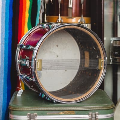Rogers 1950s Marching Snare in Sparkling Red Pearl - 10x14 image 6